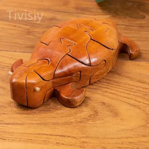 Turtle Handmade 3D Wooden Puzzle